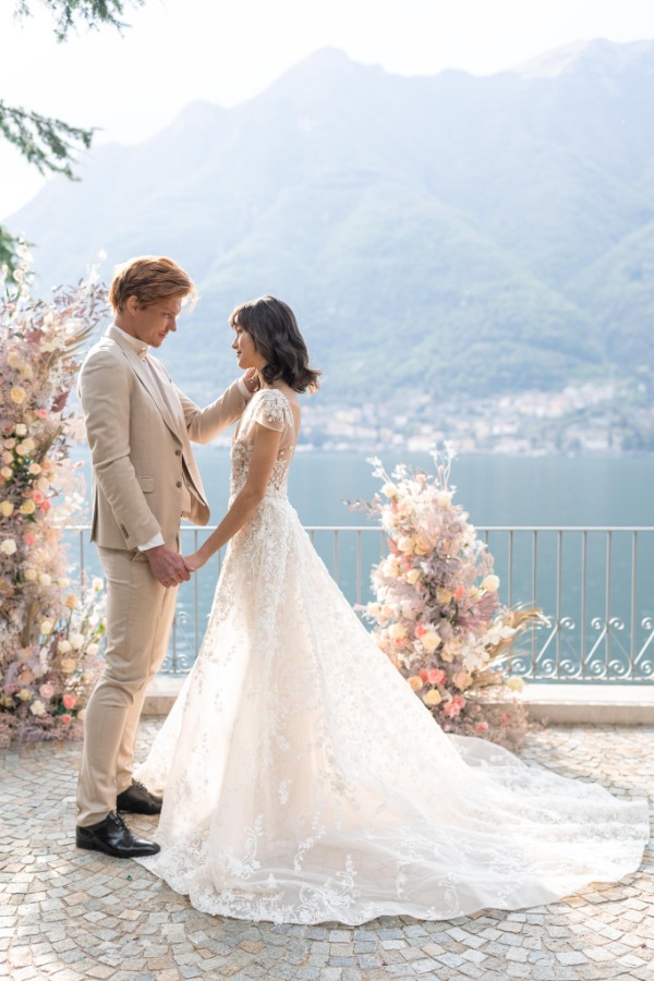 Blush Romance on Lake Como 